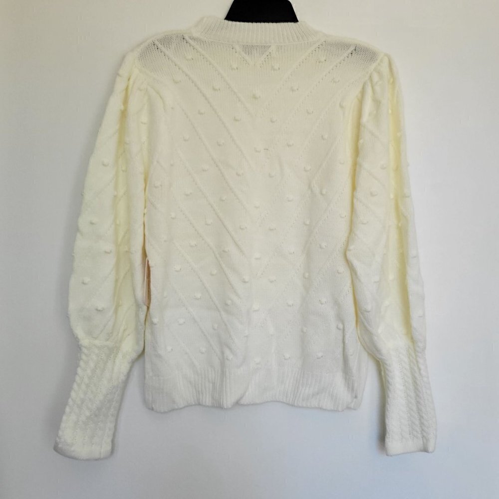 NWT Sweater White Women Size XL - Picture 4 of 12